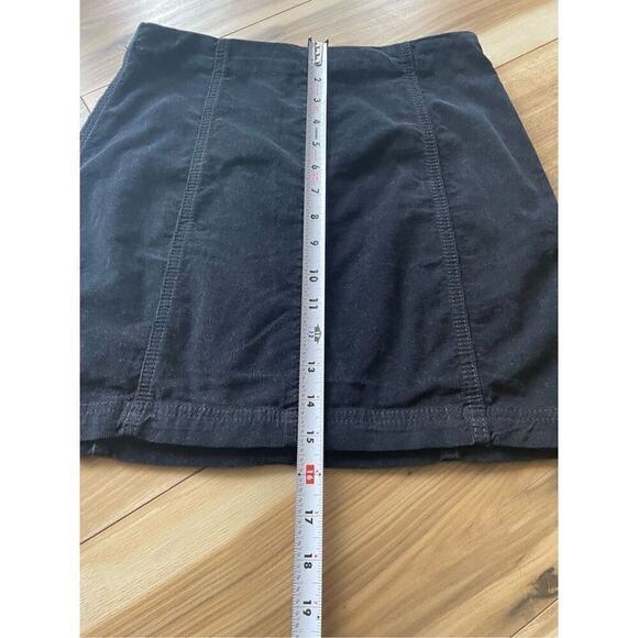 Free People Navy Blue Corduroy mini skirt S - Picture 6 of 7